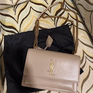 Saint Laurent Beige medium sunset bag